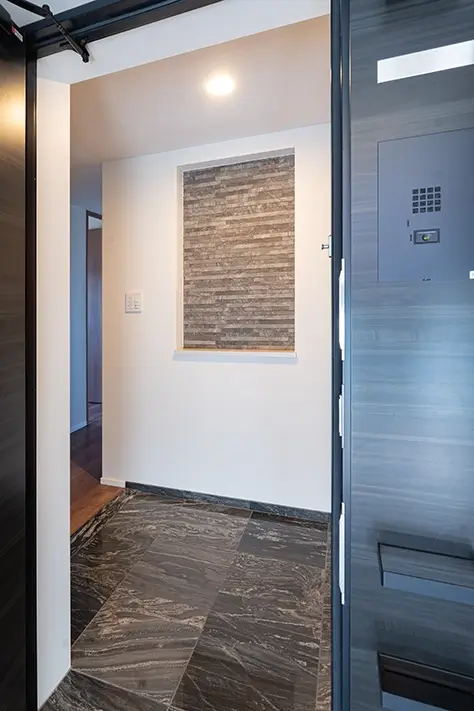 ヒュートのマンションリフォーム施工事例エントランス