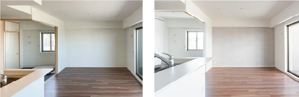 ヒュートのマンションリフォーム施工事例ビフォーアフター