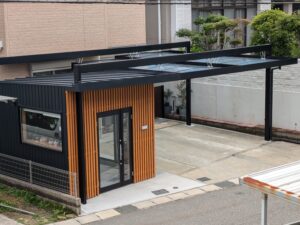 カーポートとつながる小さなお店 建築日誌⑦完成編