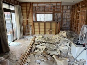 ペットも安心して過ごせるリノベ中の仮住まい